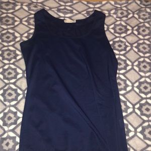 Navy blue top